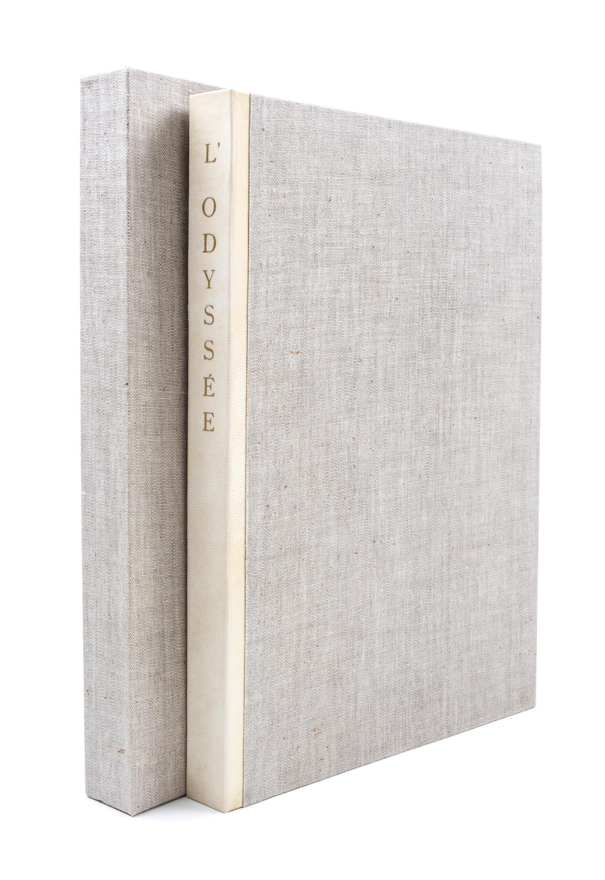 (LAURENS, HENRI) HOMER. L'Odysee. Paris, 1952. Limited, signed.