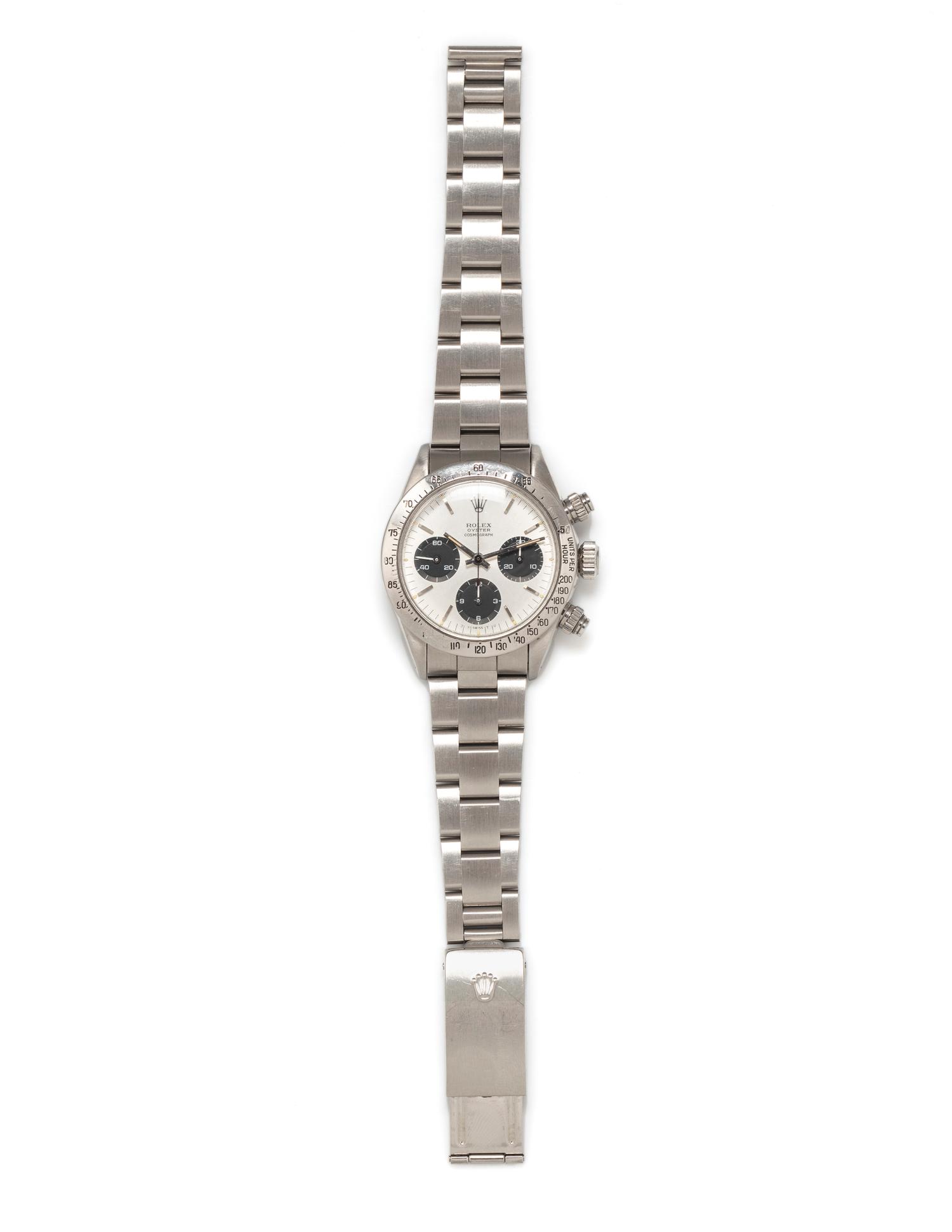 ROLEX, REF. 6265 STAINLESS STEEL SIGMA DIAL 'COSMOGRAPH DAYTONA' WATCH