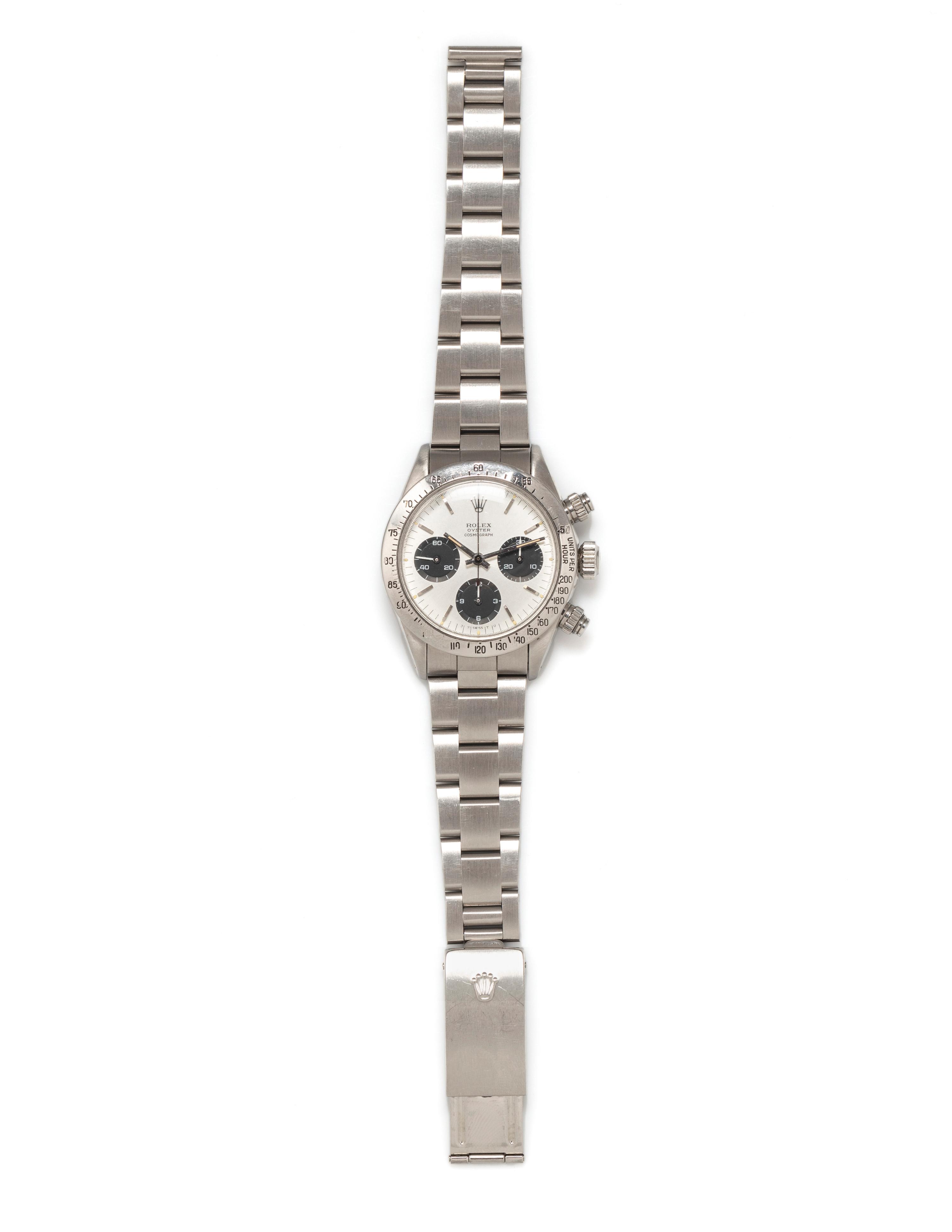 ROLEX, REF. 6265 STAINLESS STEEL SIGMA DIAL 'COSMOGRAPH DAYTONA' WATCH