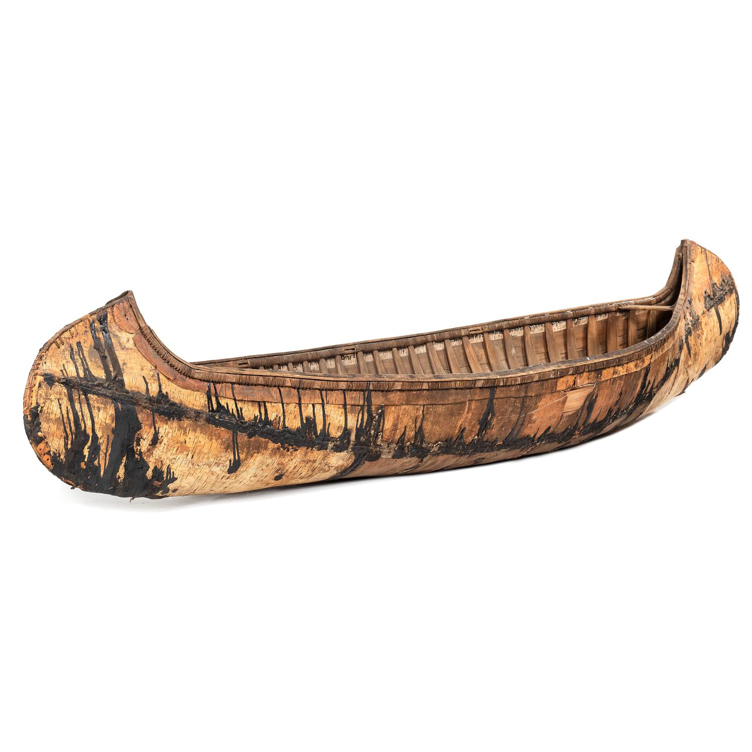 Anishinaabe Birchbark Canoe, Full Size