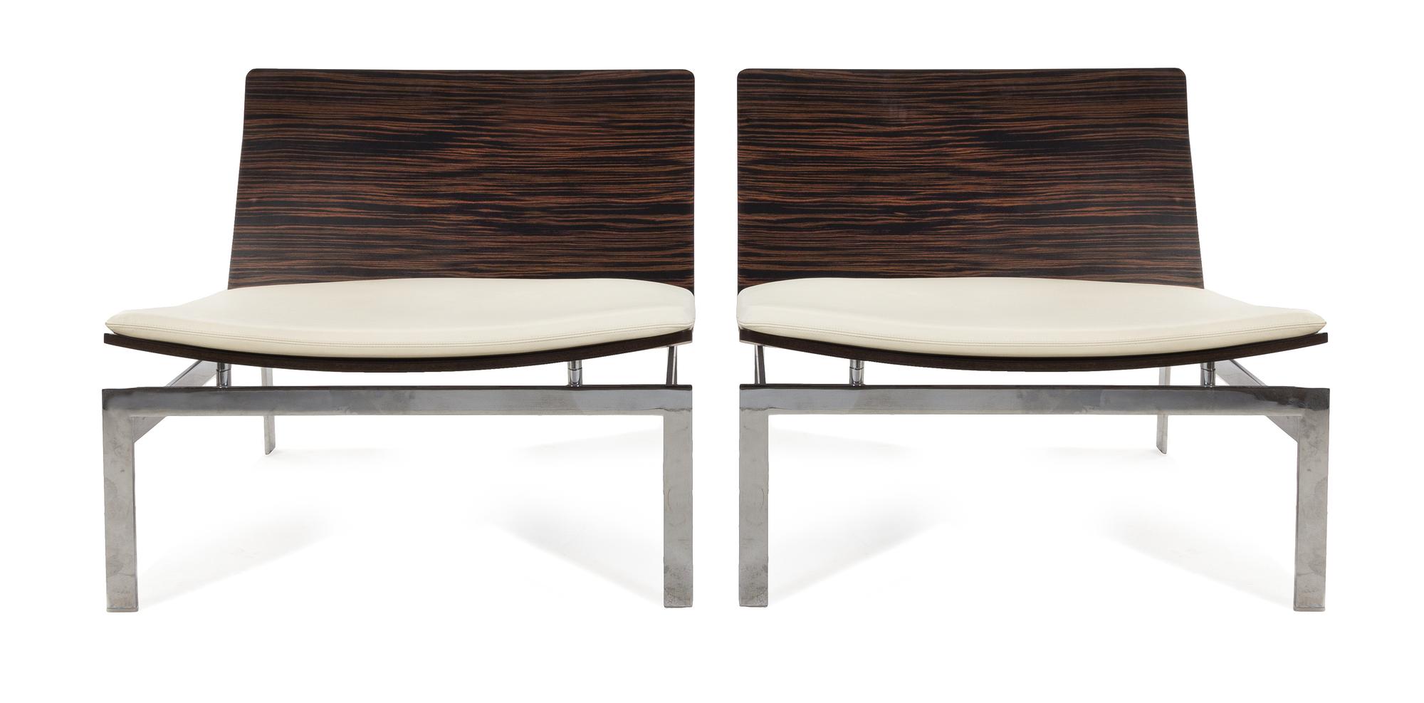 Jeffrey Bernett (American, b.1964), B&B ITALIA, a pair of Words chairs