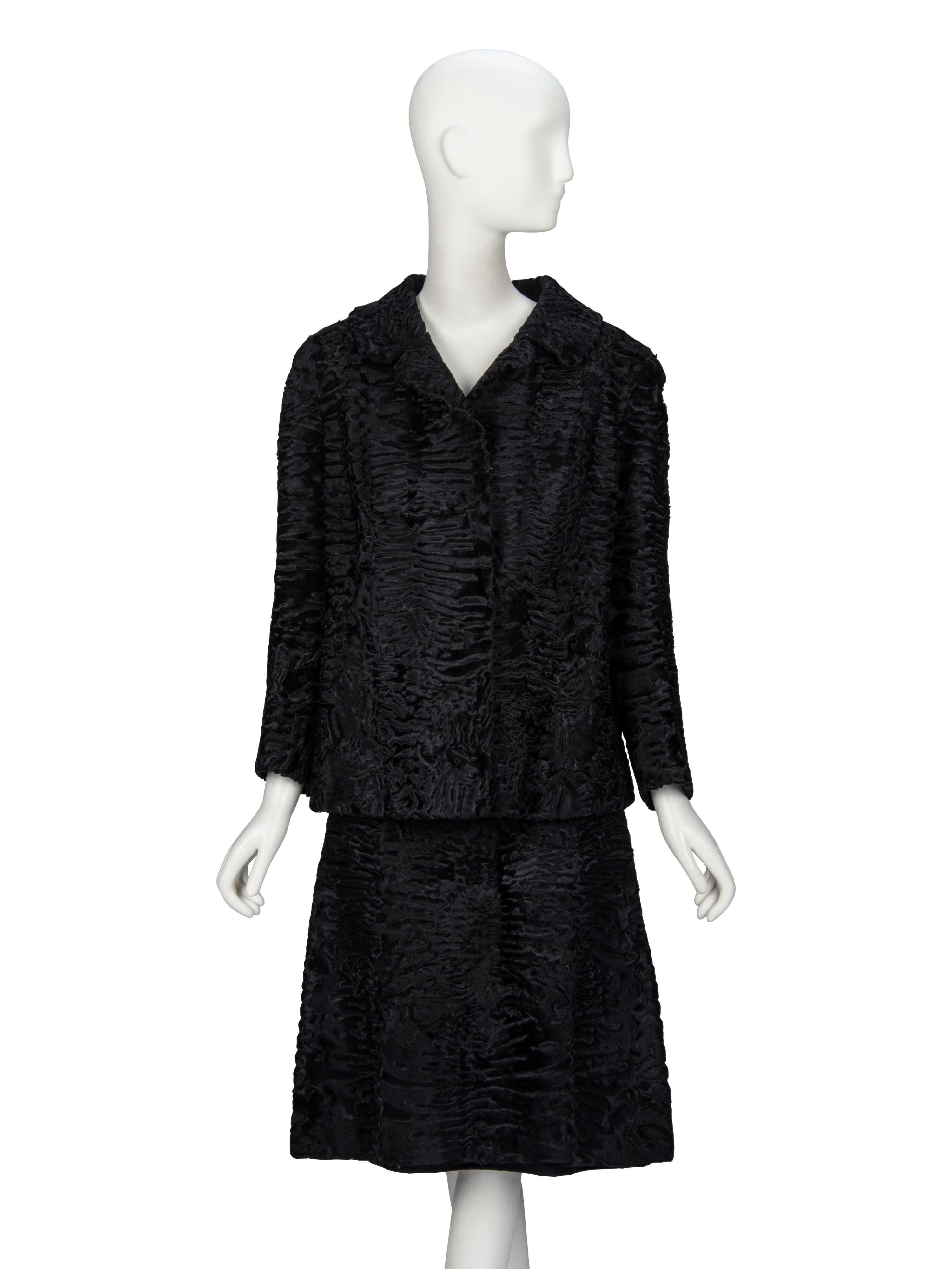 A Broadtail Skirt Suit