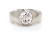 A 2.02 Carat Round Brilliant Cut Diamond,