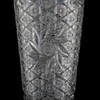 A Rare and Unusually Large Brilliant-Period Cut Glass Vase, Attributed to Dorflinger