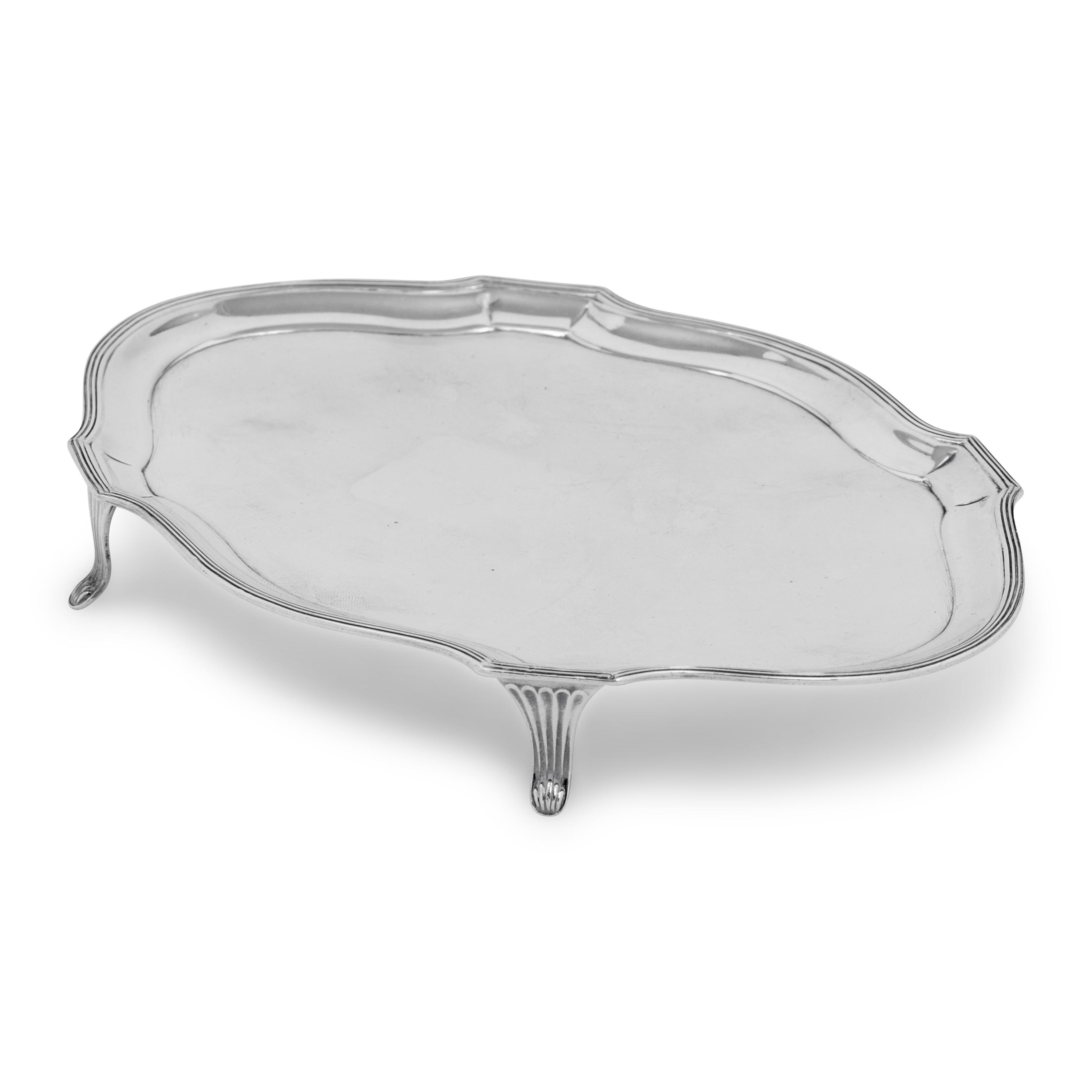 A George III Silver Kettle Stand