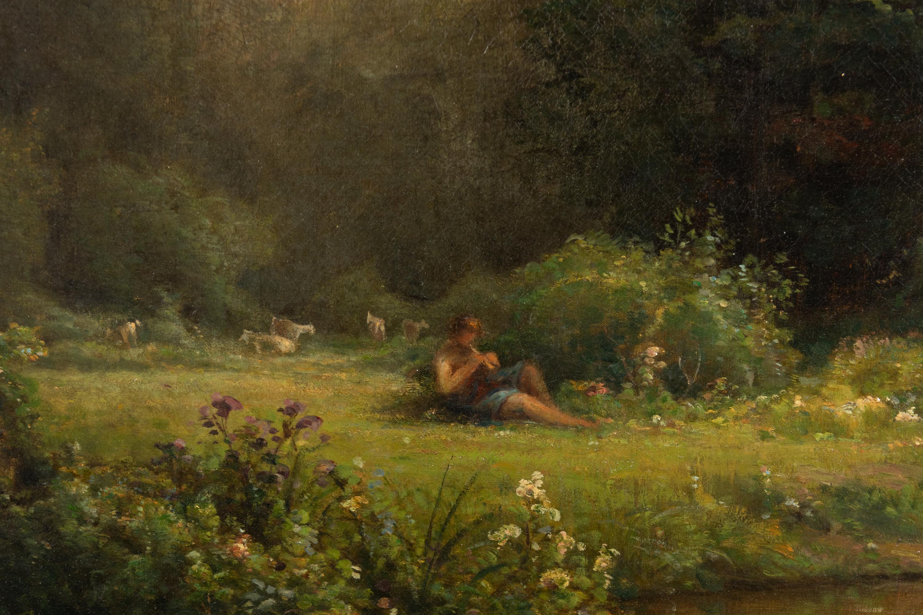 Landscape with Shepherd and Stream