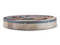 Northwest Coast Painted Hide Drum