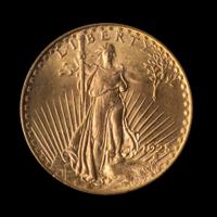 A United States 1925 St. Gaudens $20 Gold Coin