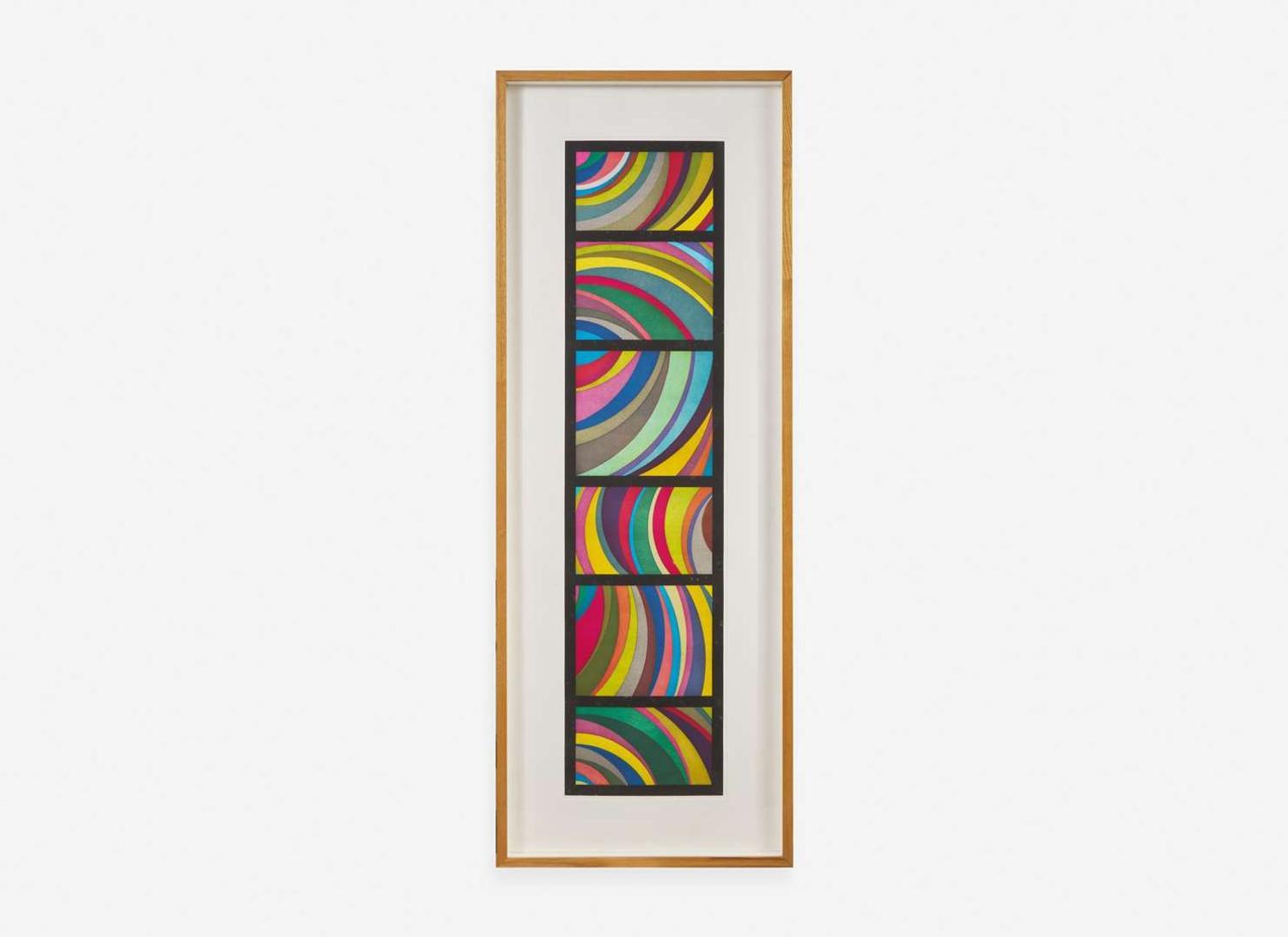 Sol LeWitt (American, 1928-2007) - Irregular Bands of Arcs (Plate #02)