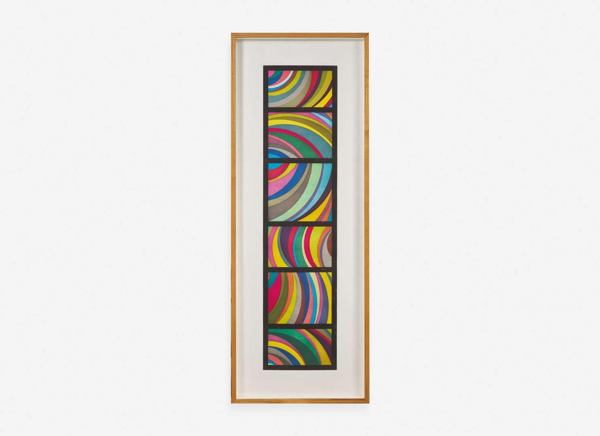 Sol LeWitt (American, 1928-2007) - Irregular Bands of Arcs (Plate #02)