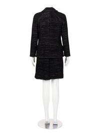 Chanel Two-Piece Wool Tweed Dress Ensemble