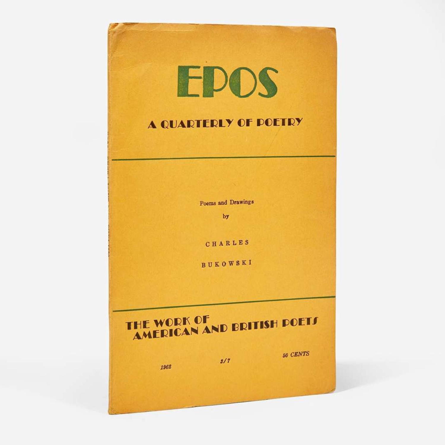 [Counter-Culture] Bukowski, Charles EPOS: A Quarterly of Poetry