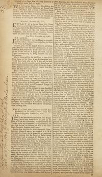 [American Revolution] The English Crown Reports Lord Cornwallis’s Surrender at Yorktown