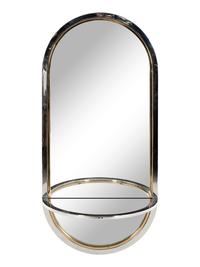 A Leon Rosen Racetrack Wall Mirror for Pace, 1970's