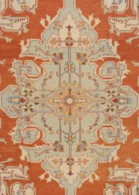 A Serapi Design Flatweave Rug