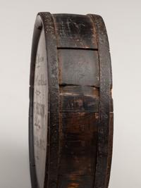 [CIVIL WAR]. Confederate canteen captured at Port Hudson by Sergeant Charles F. Waldron, Co. C, 24th Maine Infantry Regiment.