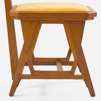 Frank Lloyd Wright A Hexagon-Back "Peacock" Chair from the Imperial Hotel, Tokyo, Japan, 1921-26, Matthew Brothers Furniture Company (maker, attributed), Milwaukee, Wisconsin