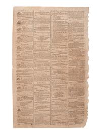 [SLAVERY & ABOLITION]. Charleston Courier. Vol. 2, No. 128. Charleston, SC: A.S. Willington, 31 May 1804.