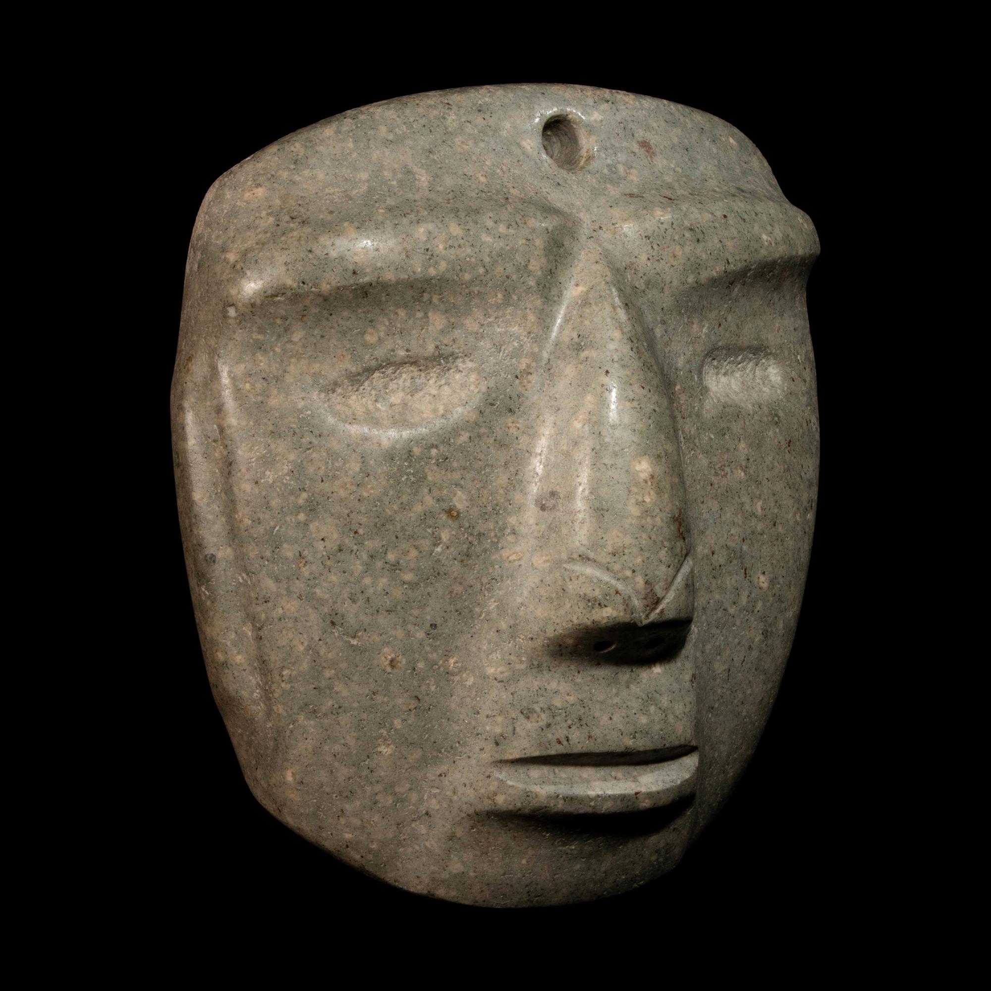 A Chontal Greenstone Mask