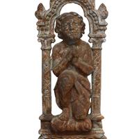 A Cast Iron Crucifix 27" W — France, 20th Century