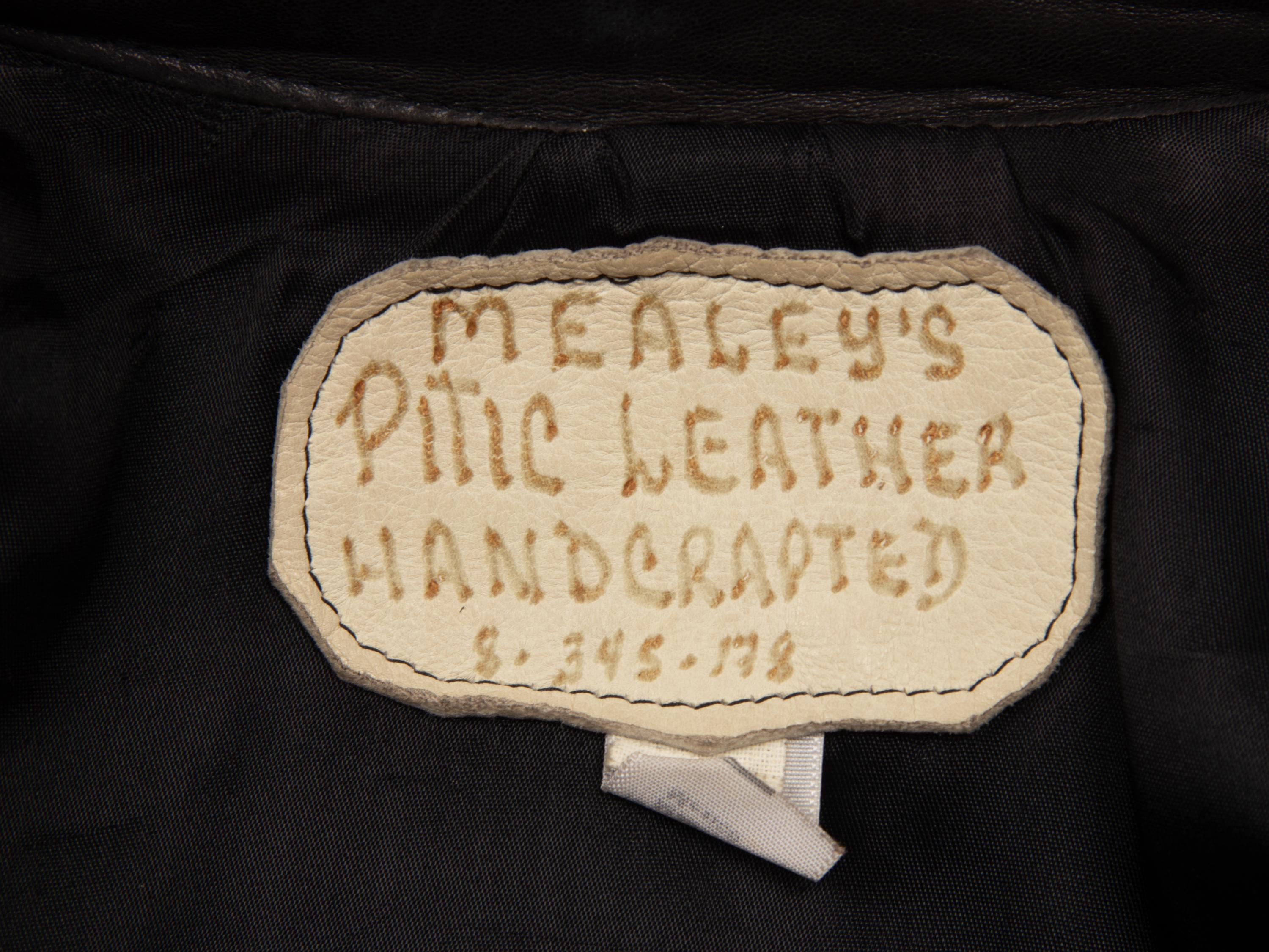 Mealey's Pitic Leather, Fringed & Beaded Leather Jacket