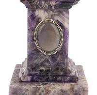 A Pair of Hardstone Square Tazze