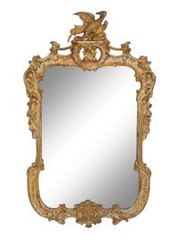 A George II Style Giltwood Mirror
