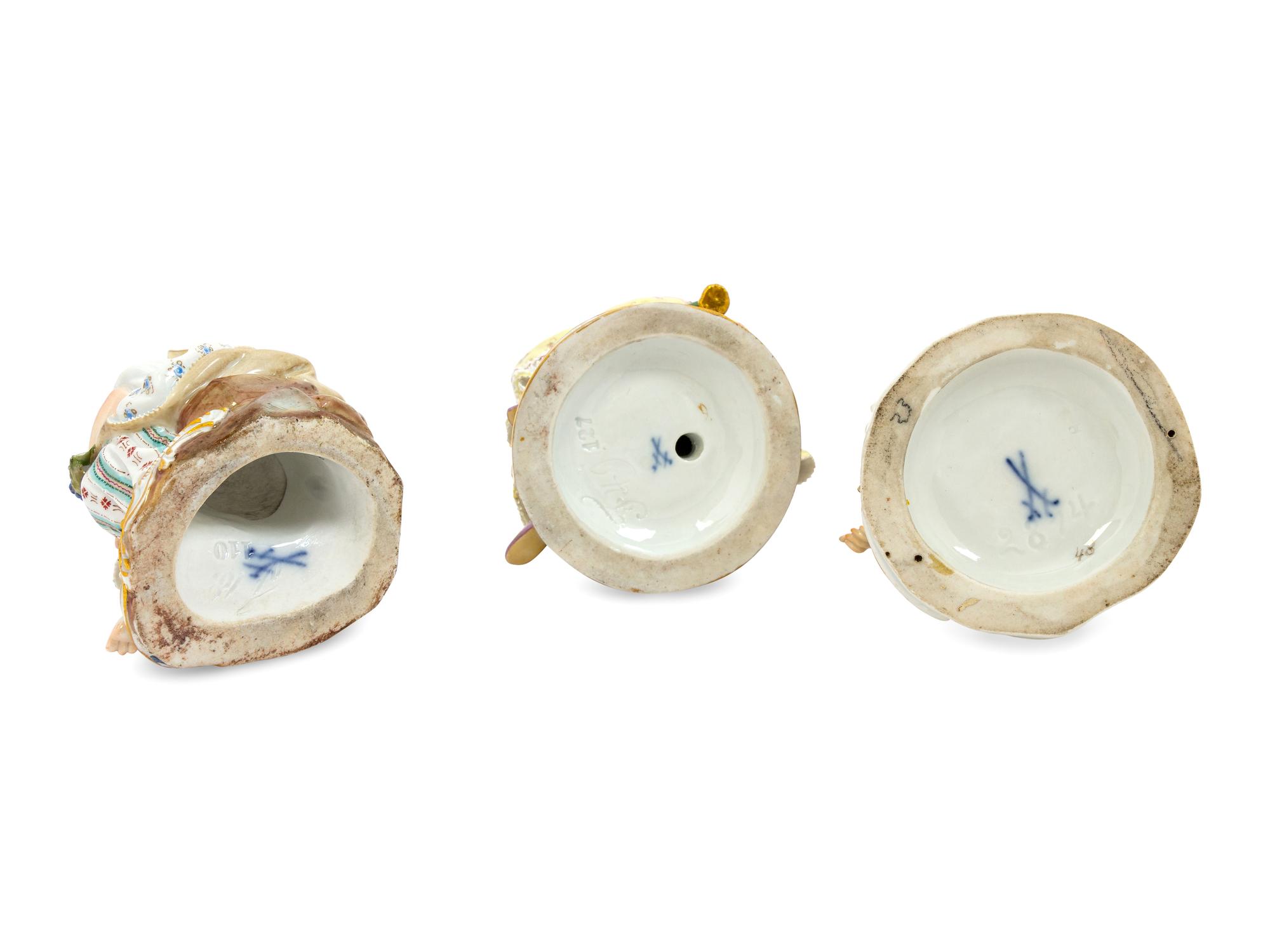 A Meissen Porcelain Group of Girls