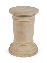 A Carved Limestone Pedestal — 20TH CENTURY