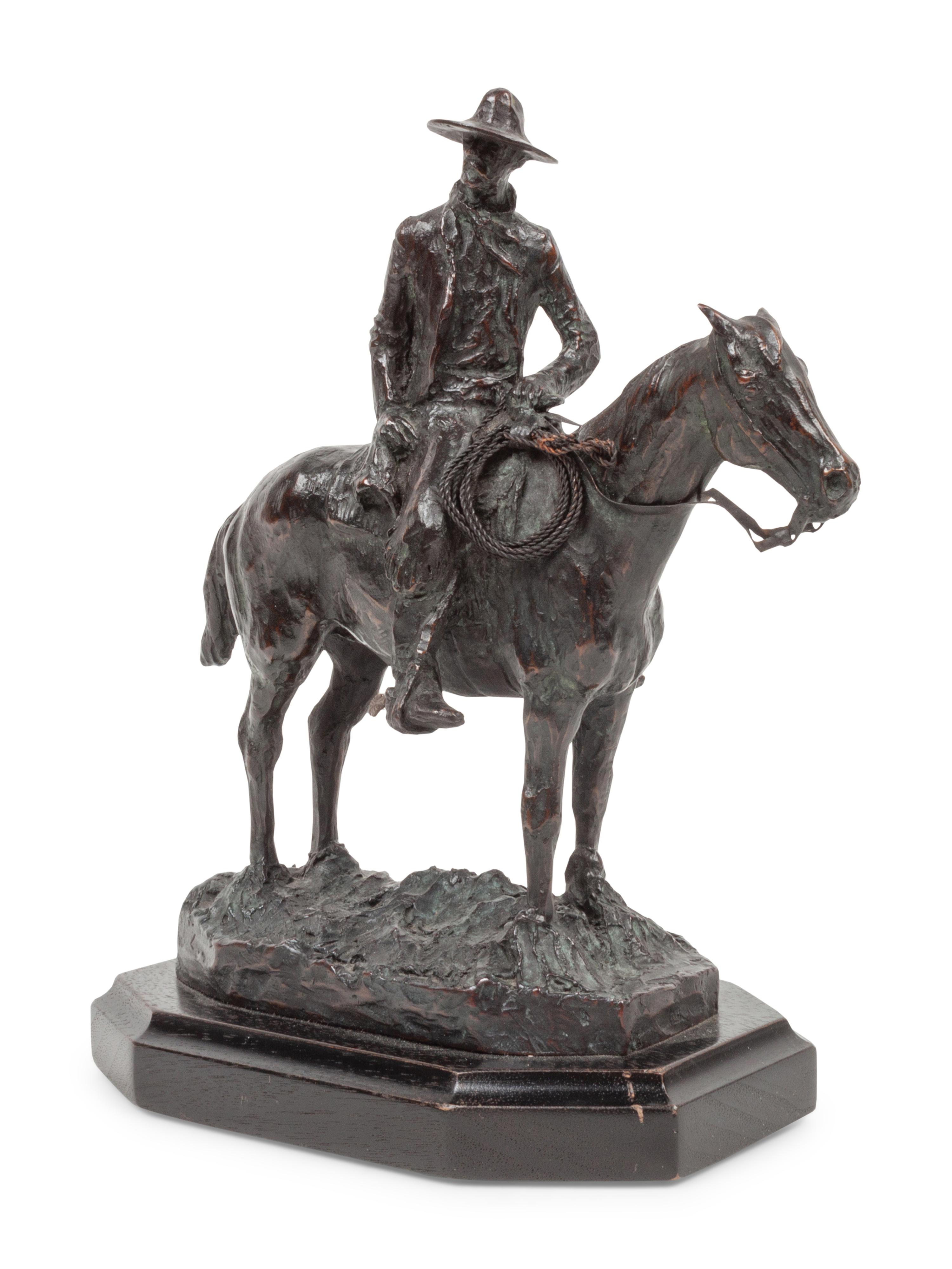 Cowboy on Horseback , edition 36/50