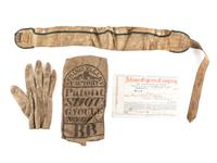 [CIVIL WAR]. Knapsack with contents carried by Private Charles L. Taylor, Company K, 16th Connecticut Volunteer Infantry.