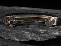 Silver and Mosaic Inlay Barrette