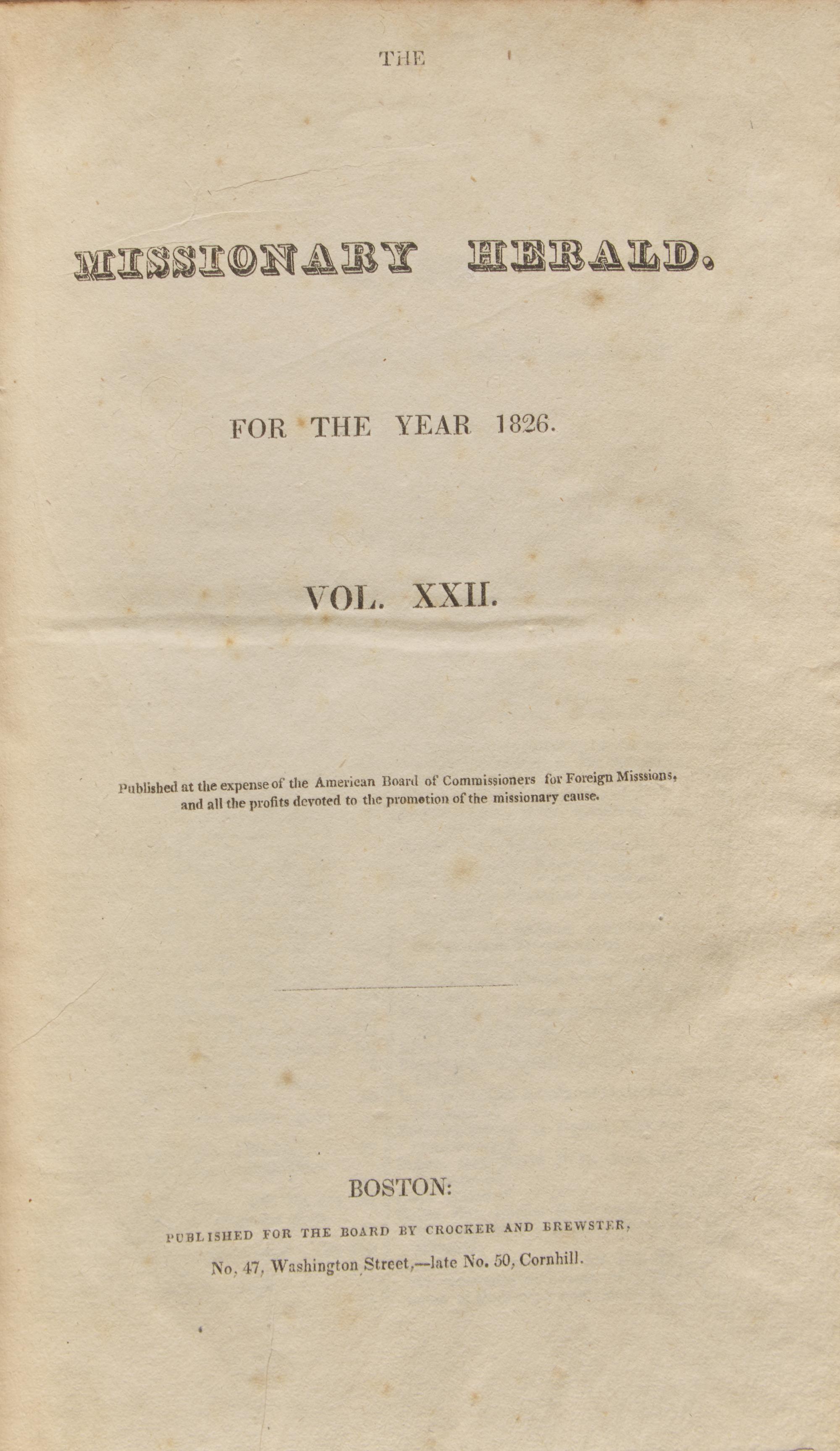 [Hawaii] Group of 4 Early Newspapers and Documents Relating to Hawaii, 1826-80s