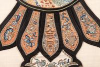 Six Embroidered Silk Rank Badges and a Cloud Collar