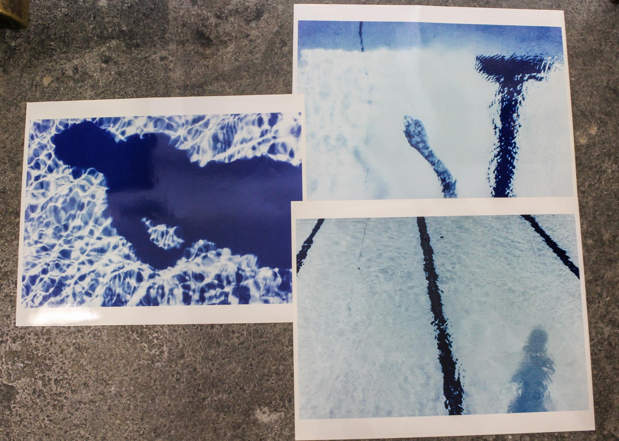 Lisa Griffin, (20th Century), Blue Dream #4, Blue Dream #9, and Blue Dream #10 (three works) from the Inside the Belly of the Whale ser