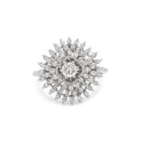 WHITE GOLD AND DIAMOND COCKTAIL RING