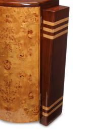 An Art Deco Style Various Woods Console Cabinet