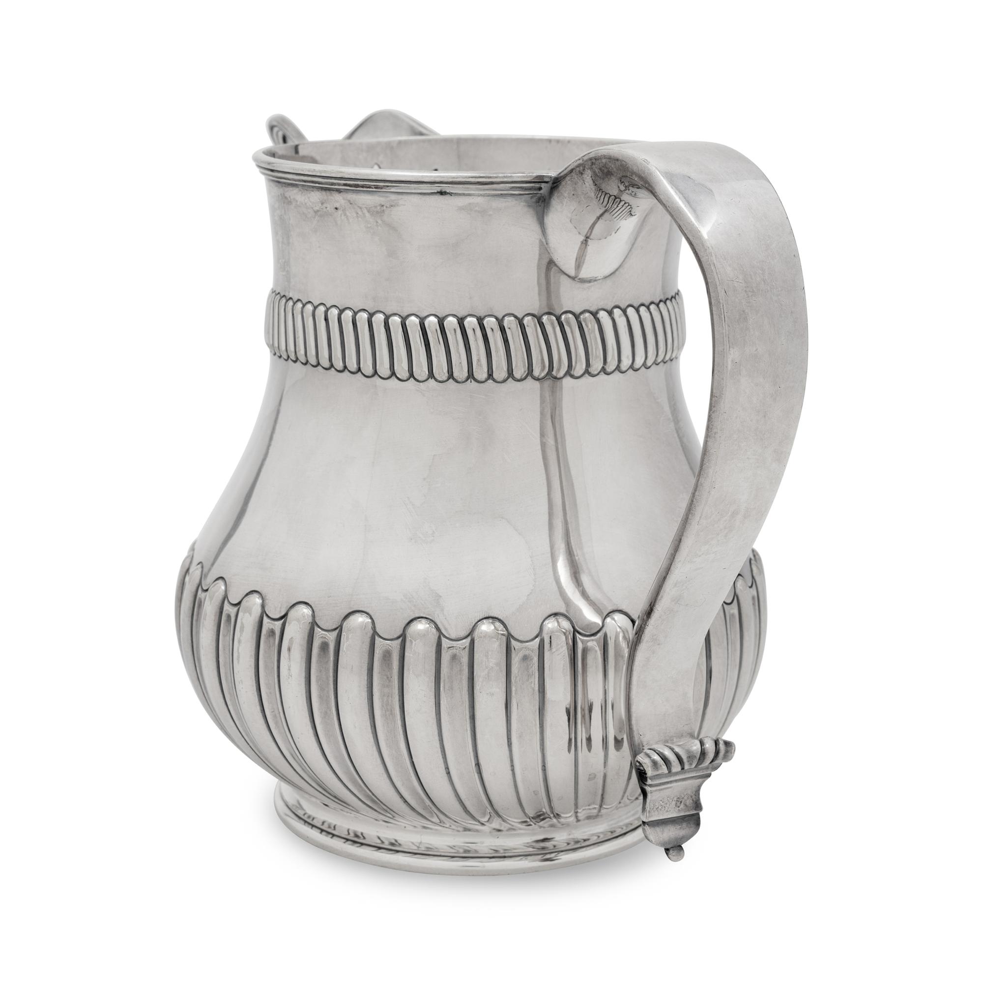 An English Silver-Plate Water Pitcher
