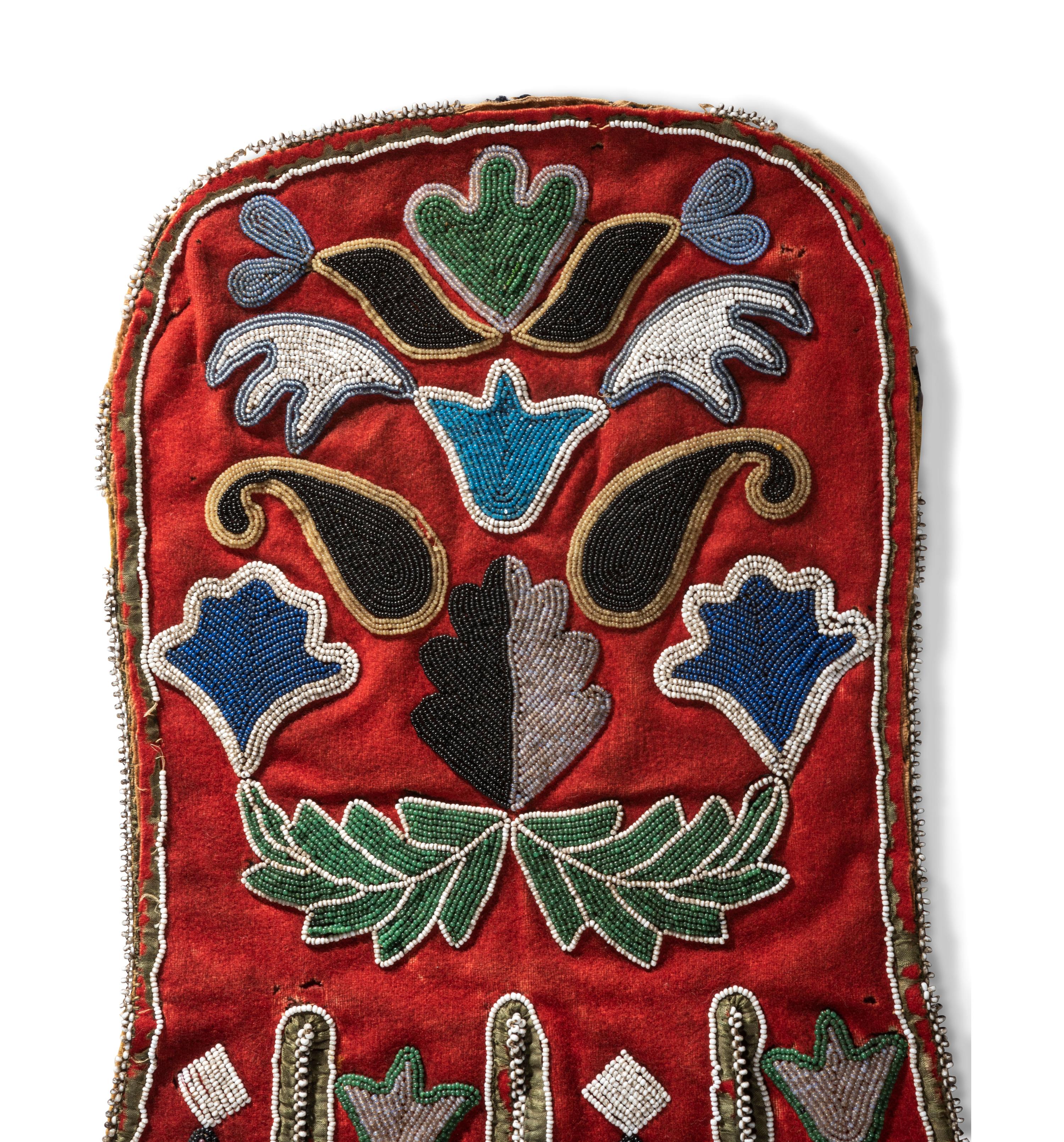 Athabaskan Beaded Wool Fire Bag