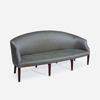 A Federal carved and inlaid mahogany sofa Probably New England, circa 1800