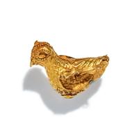 A Byzantine or Islamic Gold Bird Pendant