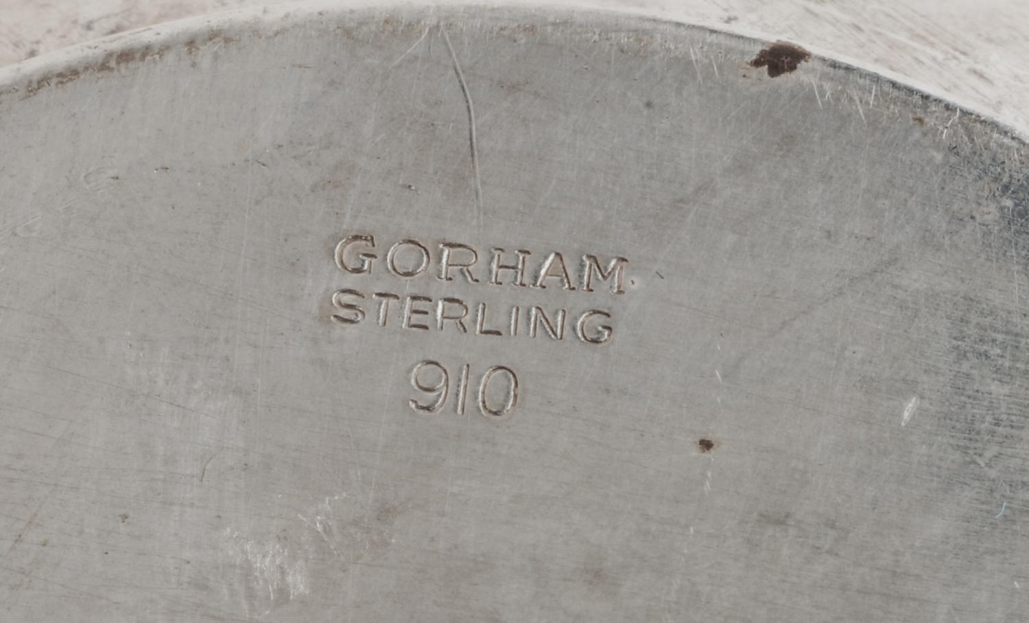 A Group of Eight American Silver Holloware Articles, Gorham Mfg. Co., Providence, RI and Other Makers, comprising a pair of Revere bowl