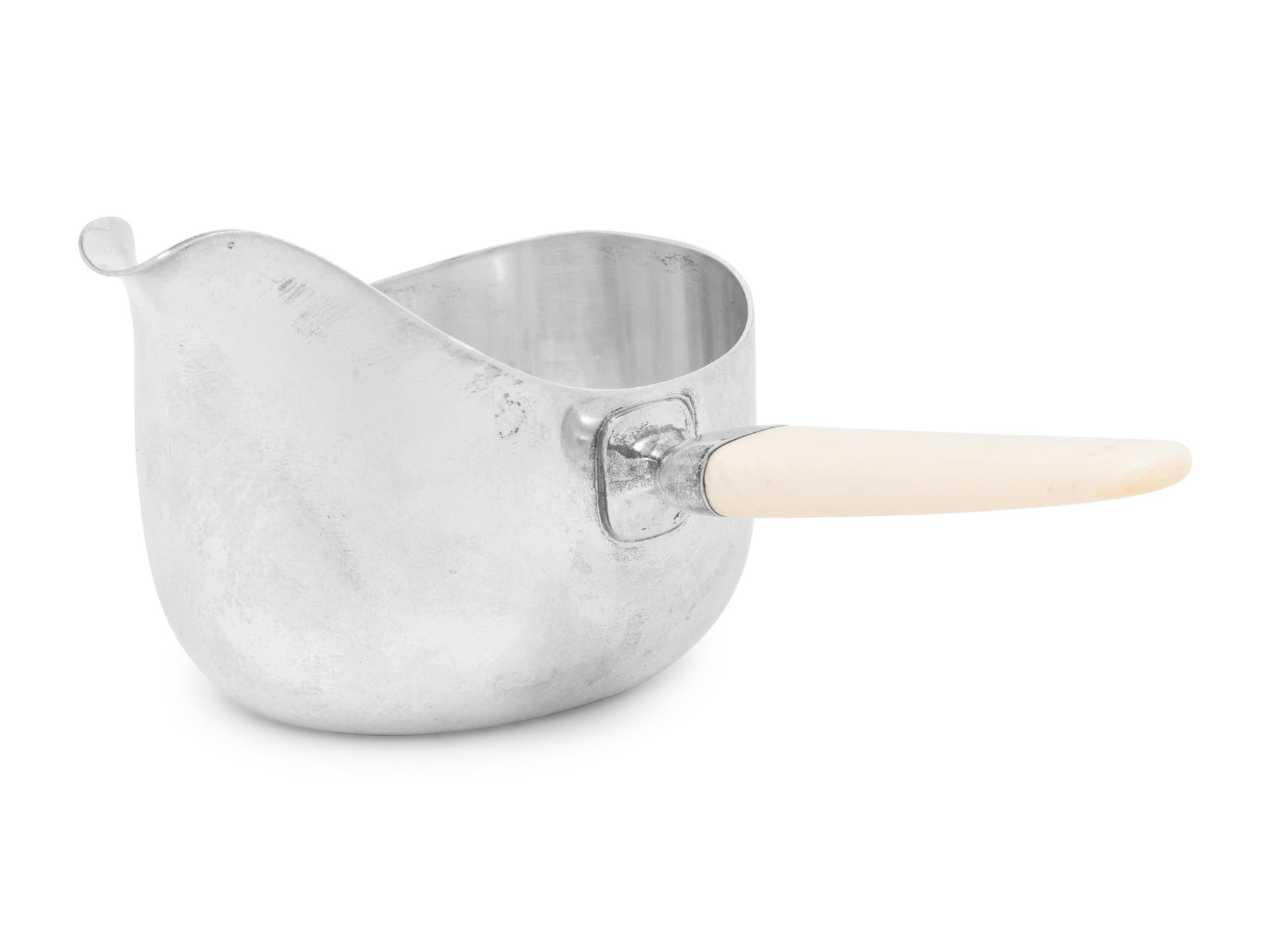 A Danish Silver Sauce Boat