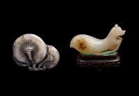Two Chinese Jade Carvings