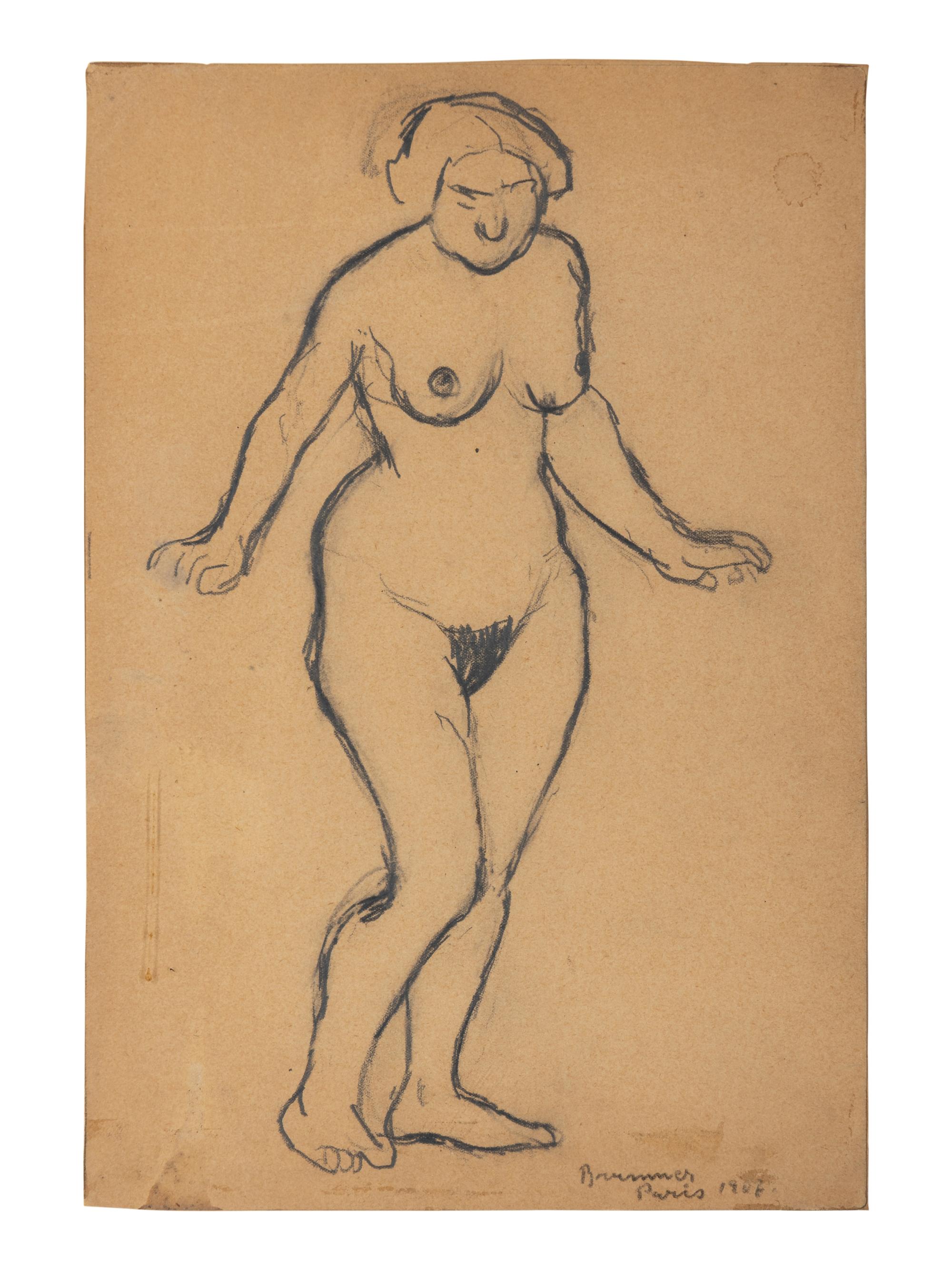 A Set of 15 Framed Figure Studies by Joseph Brummer
