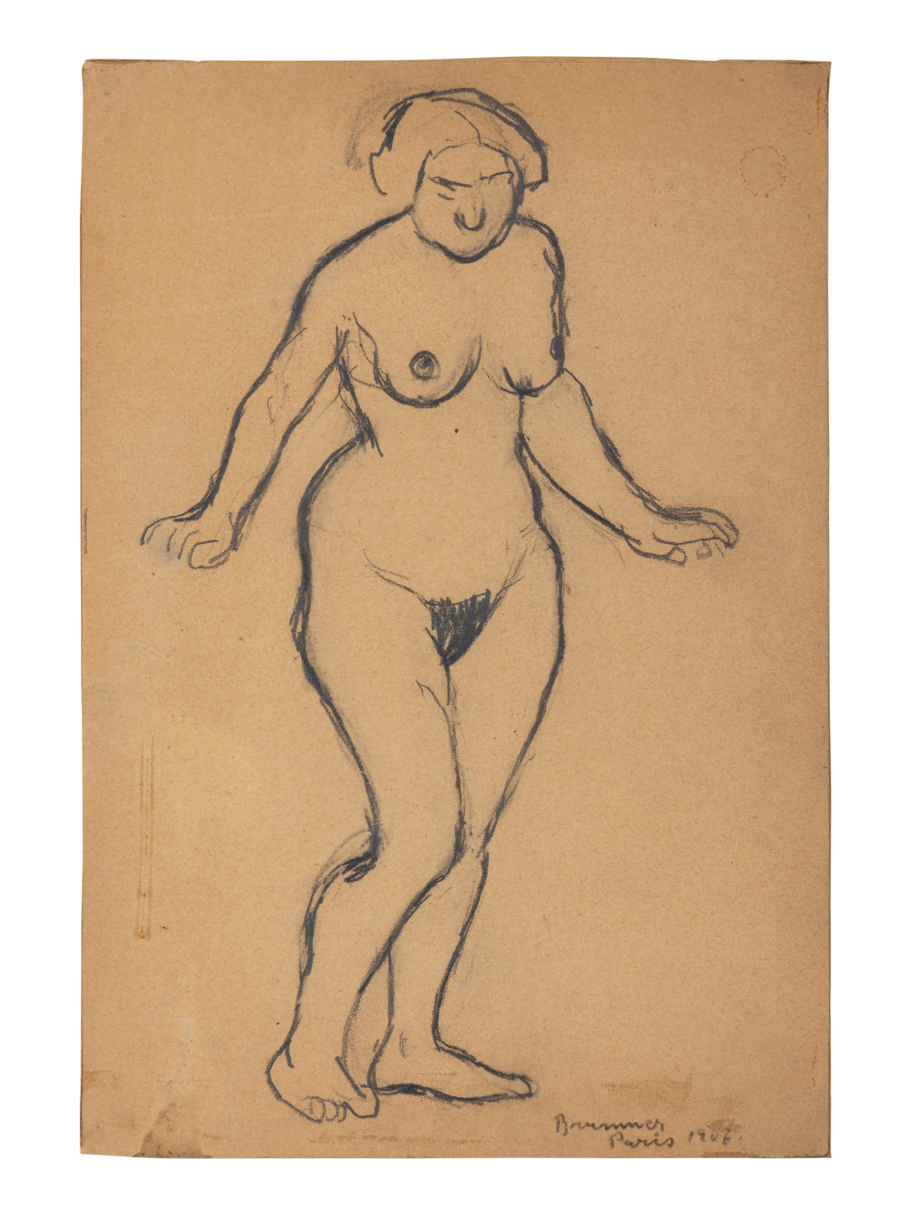 A Set of 15 Framed Figure Studies by Joseph Brummer