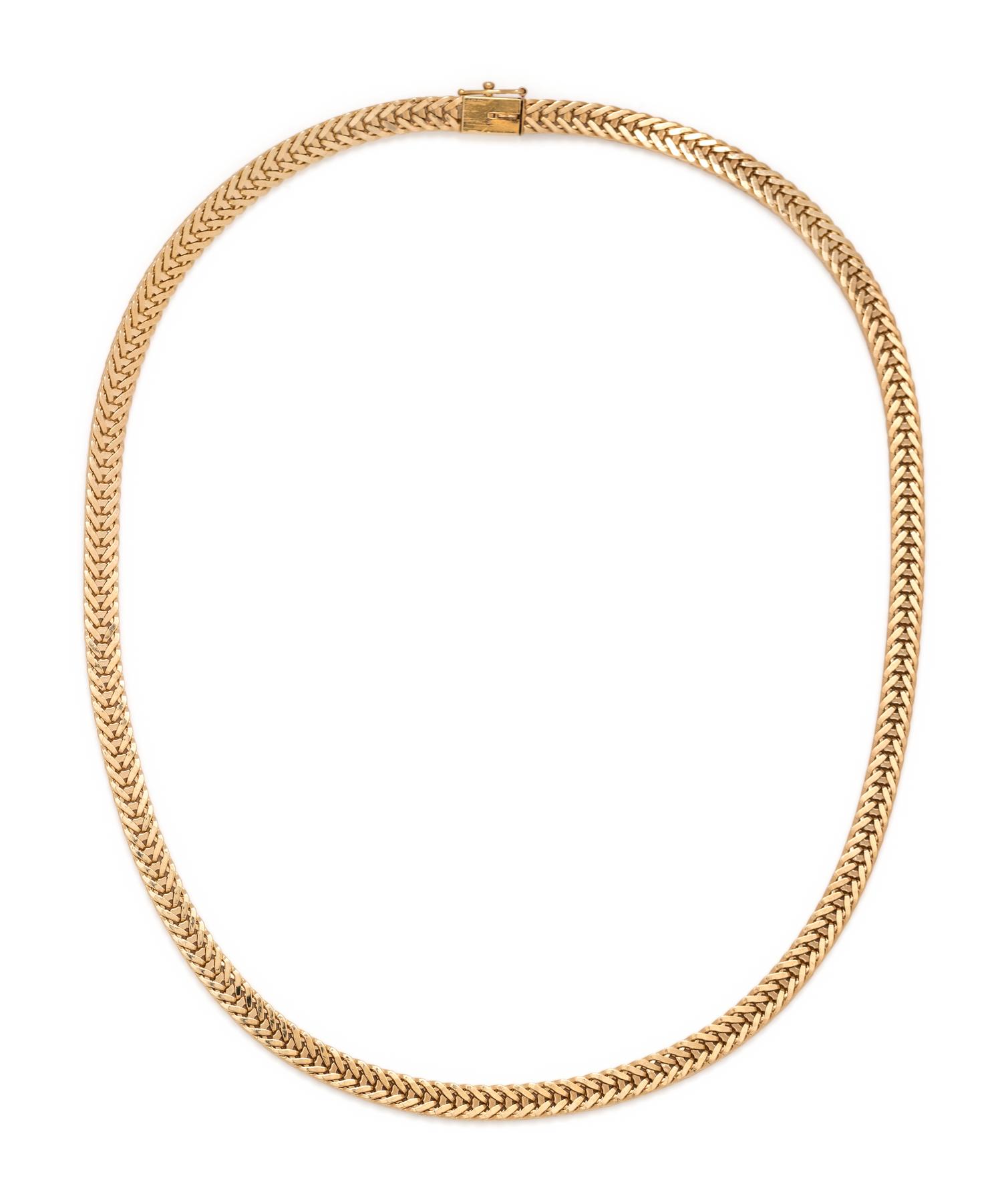 YELLOW GOLD NECKLACE