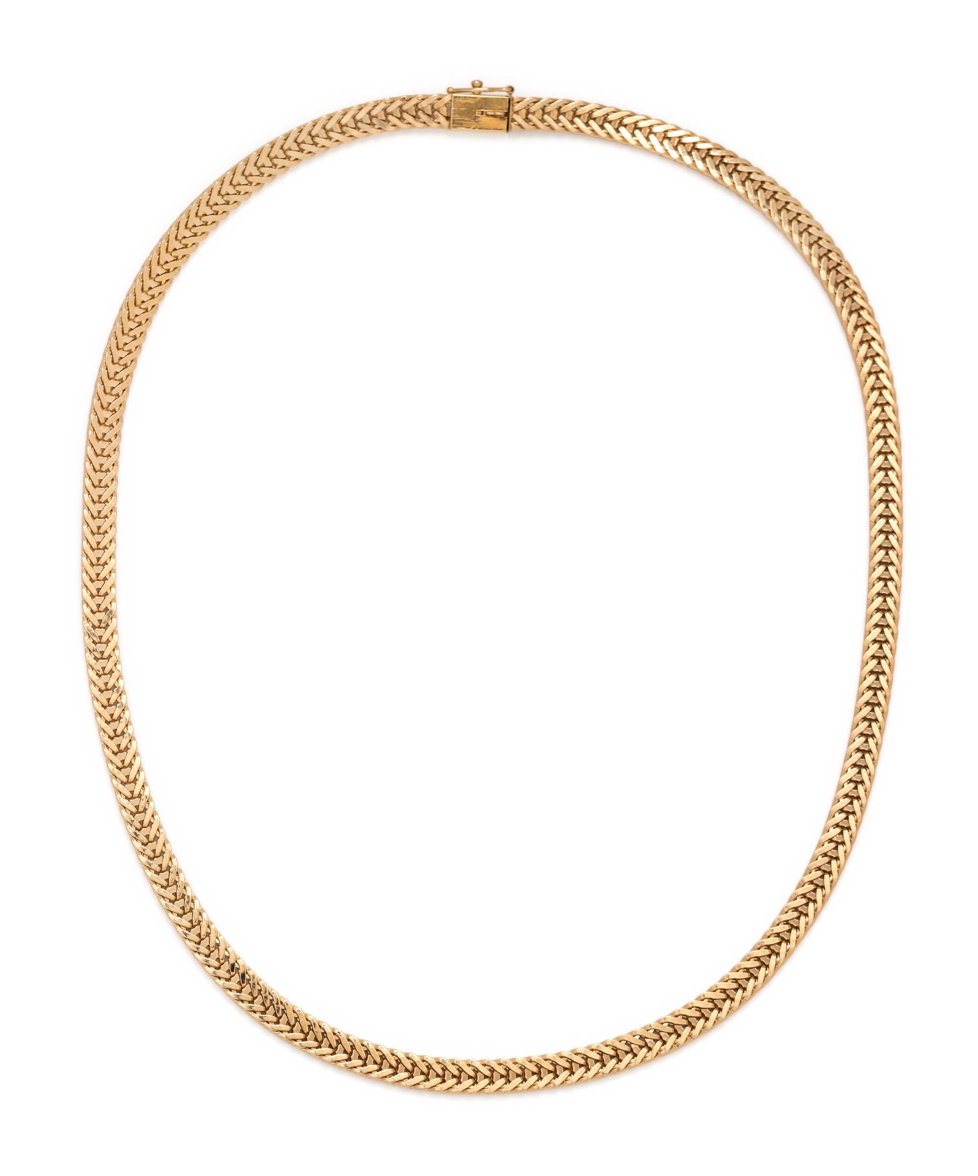YELLOW GOLD NECKLACE