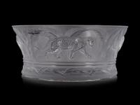 A Lalique Jungle Bowl