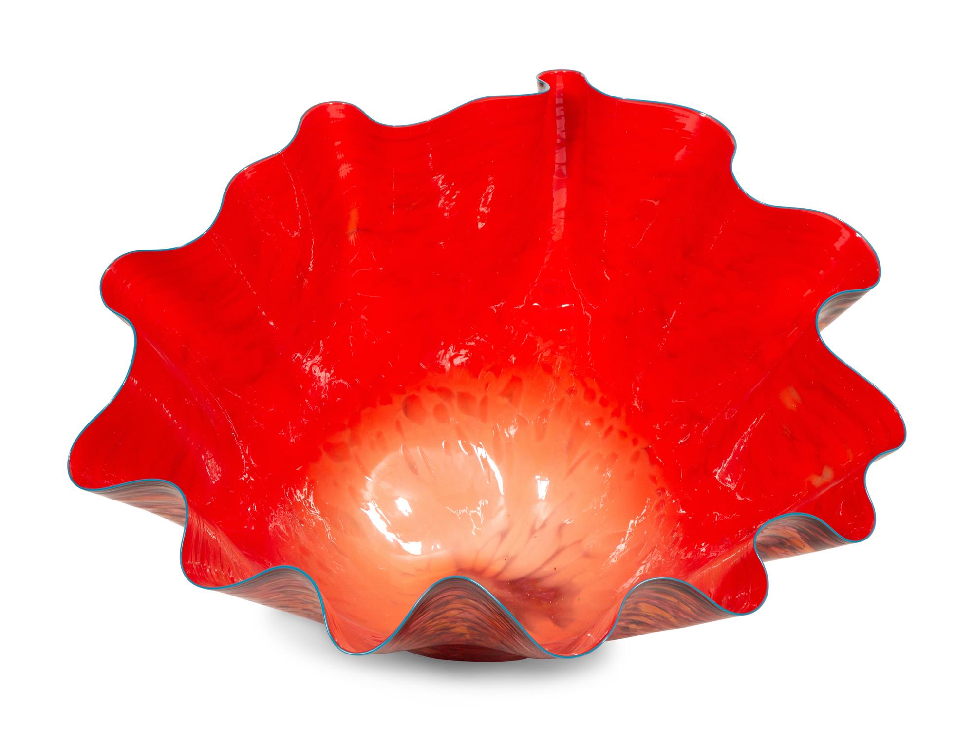 A Tomato Red Macchia with Blue Diva Lip Wrap